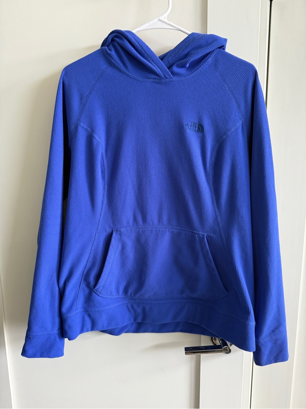 Ribbed Hooded Sweatshirt, Size L by The North Face